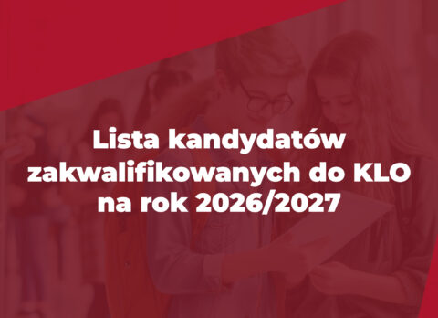 Rekrutacja - lista zakwalifikowanych 2026